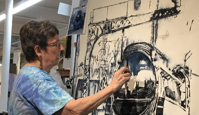 Live Painting with Nadine Charlsen