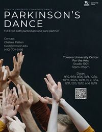 TU Community Dance Center – Parkinson’s Dance Program