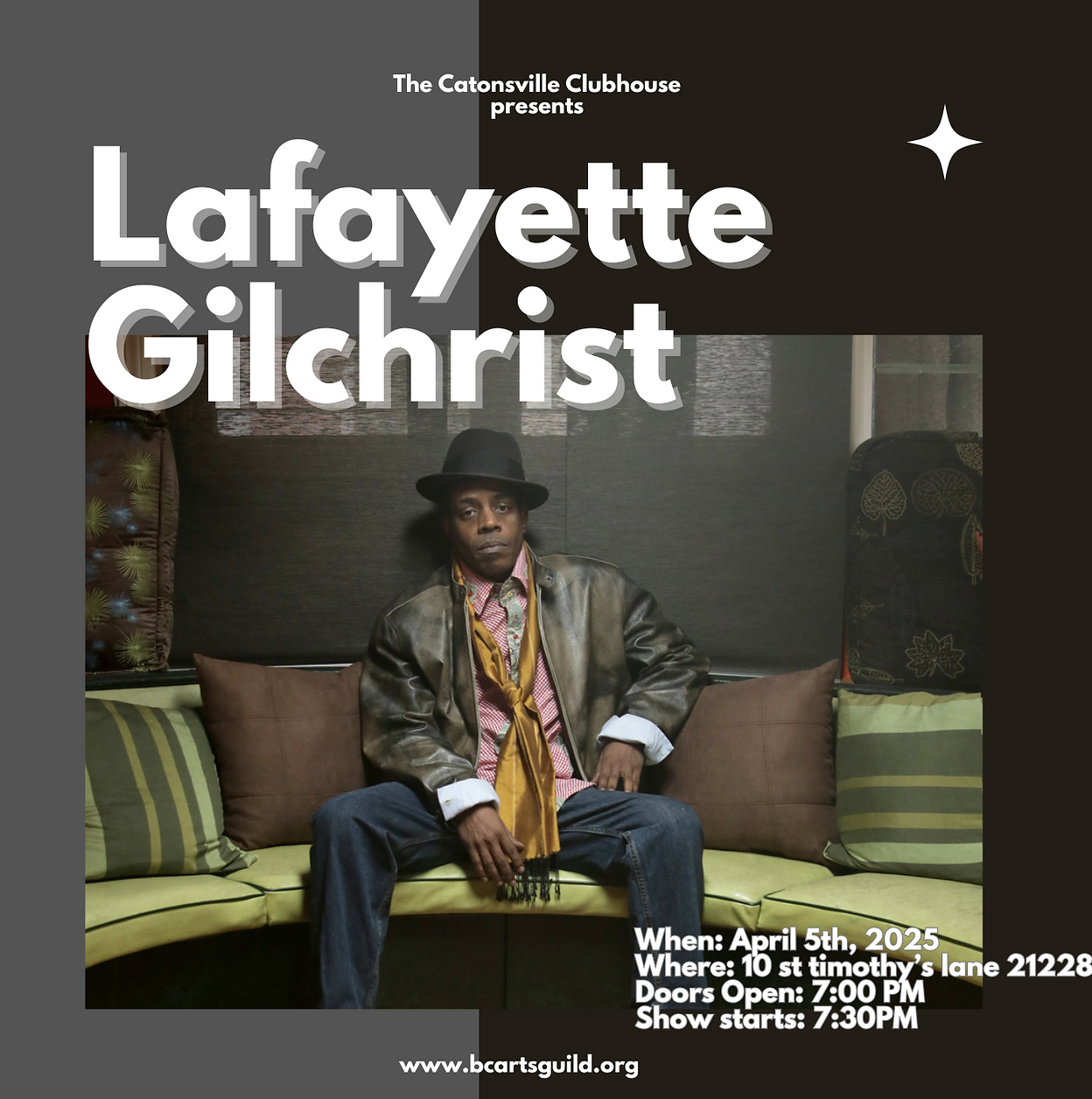 Lafayette Gilchrist  “Undauted Sextet” Concert