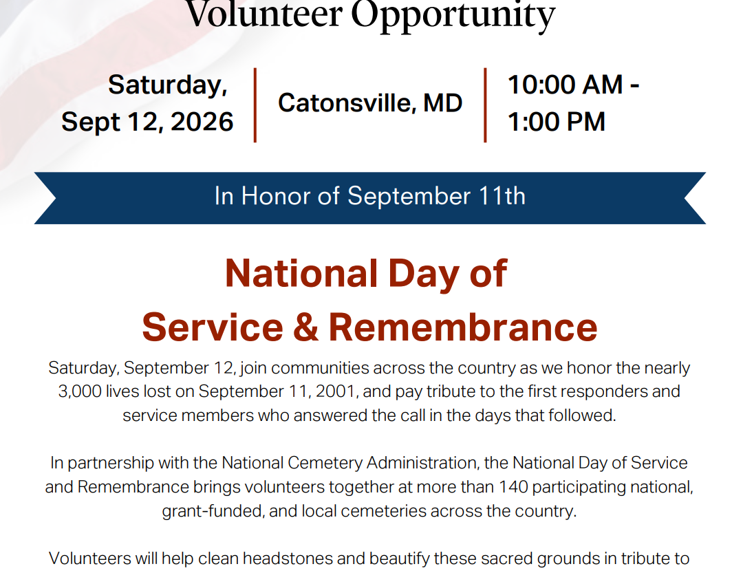 National Day of Service and Remembrance