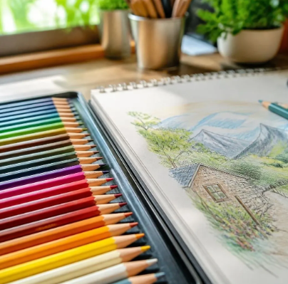 Beginner Realistic Colored Pencil Drawing