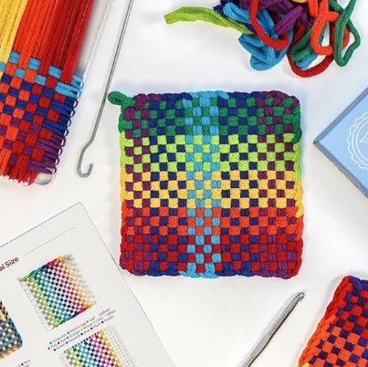 Goodwill Weaving: The Thanksgiving Potholder Project