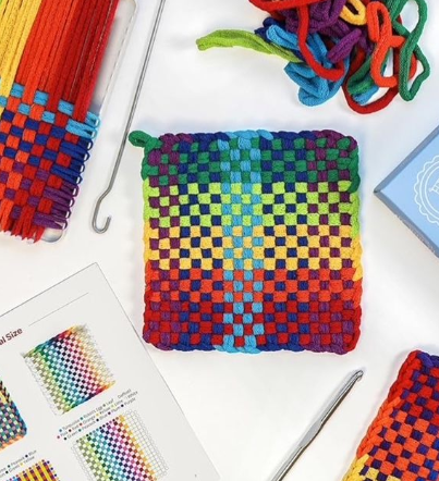 Goodwill Weaving: The Thanksgiving Potholder Project