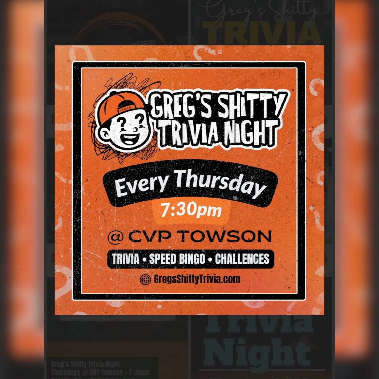 Trivia Night Hosted by Greg’s Sh*tty Trivia
