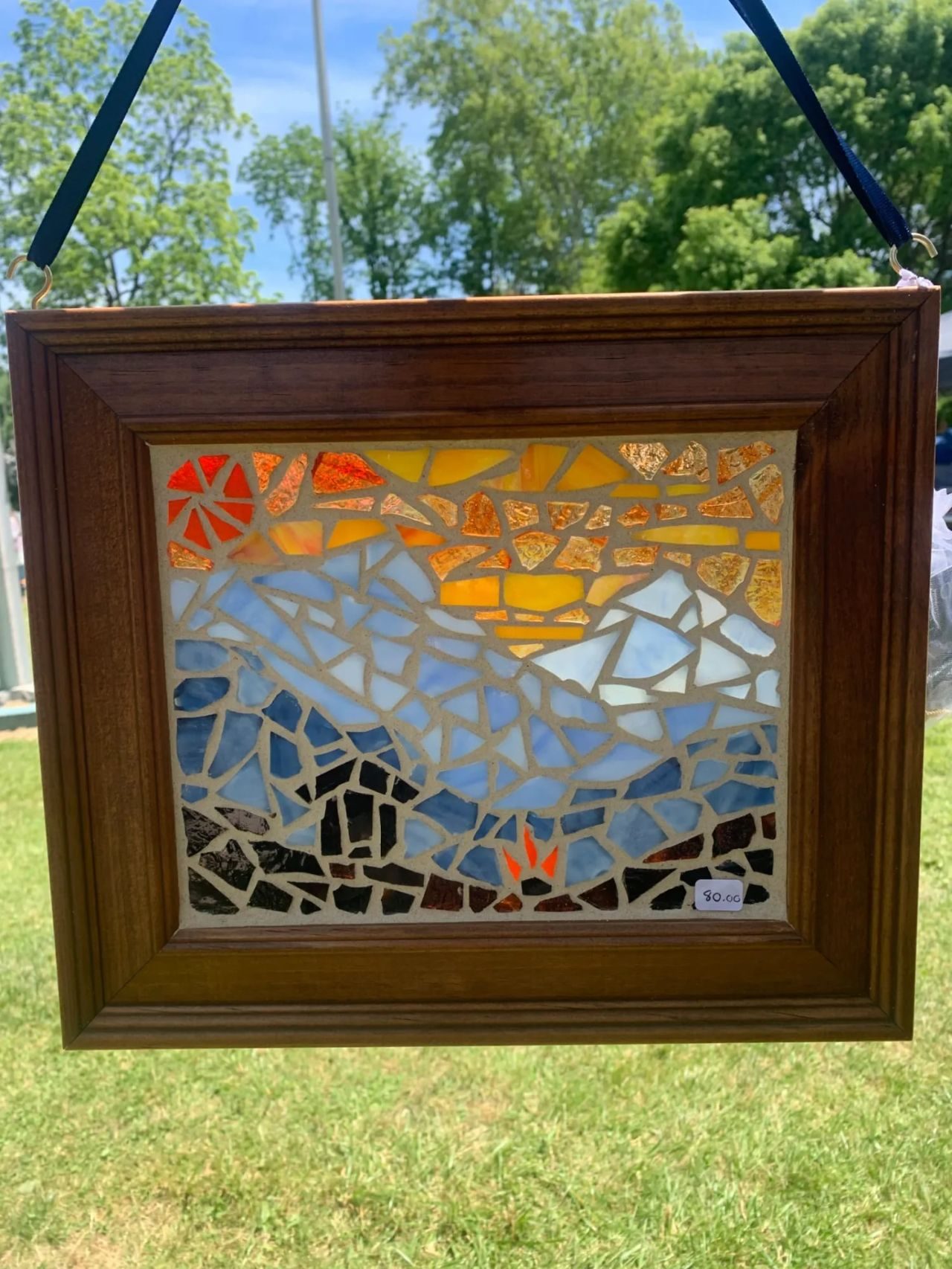 Create your own Framed Stained Glass Mosaic