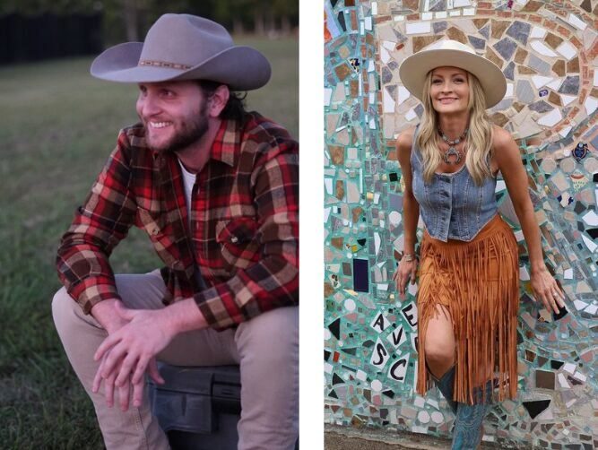 Melissa Quinn Fox and Levi Foster