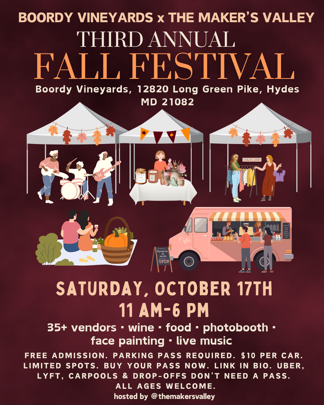 Makers Valley Fall Festival at Boordy