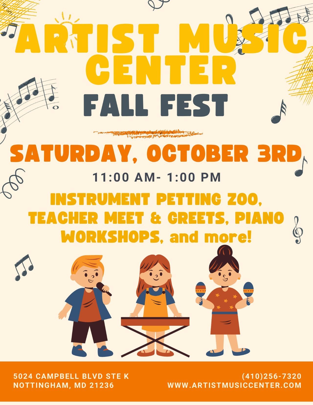 Artist Music Center’s Fall Fest