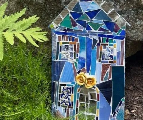 Intro to Stained Glass Mosaics: Create Your Own Mosaic House