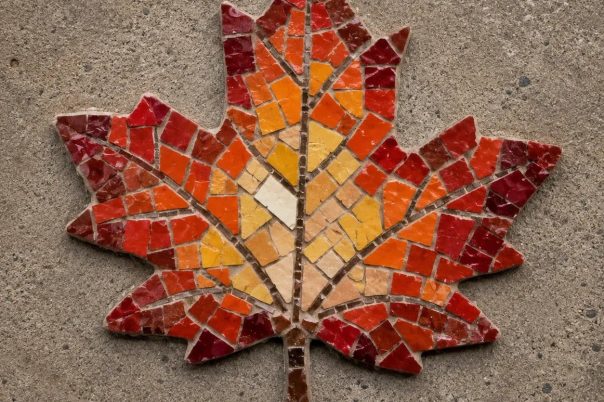 Intro to Stained Glass Mosaics: Create Your Own Mosaic Leaf