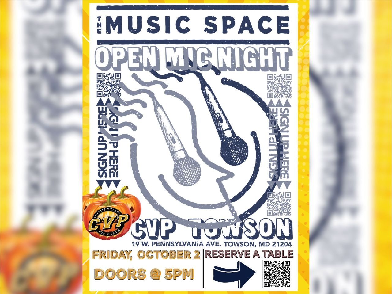 Open Mic Night Hosted by The Music Space